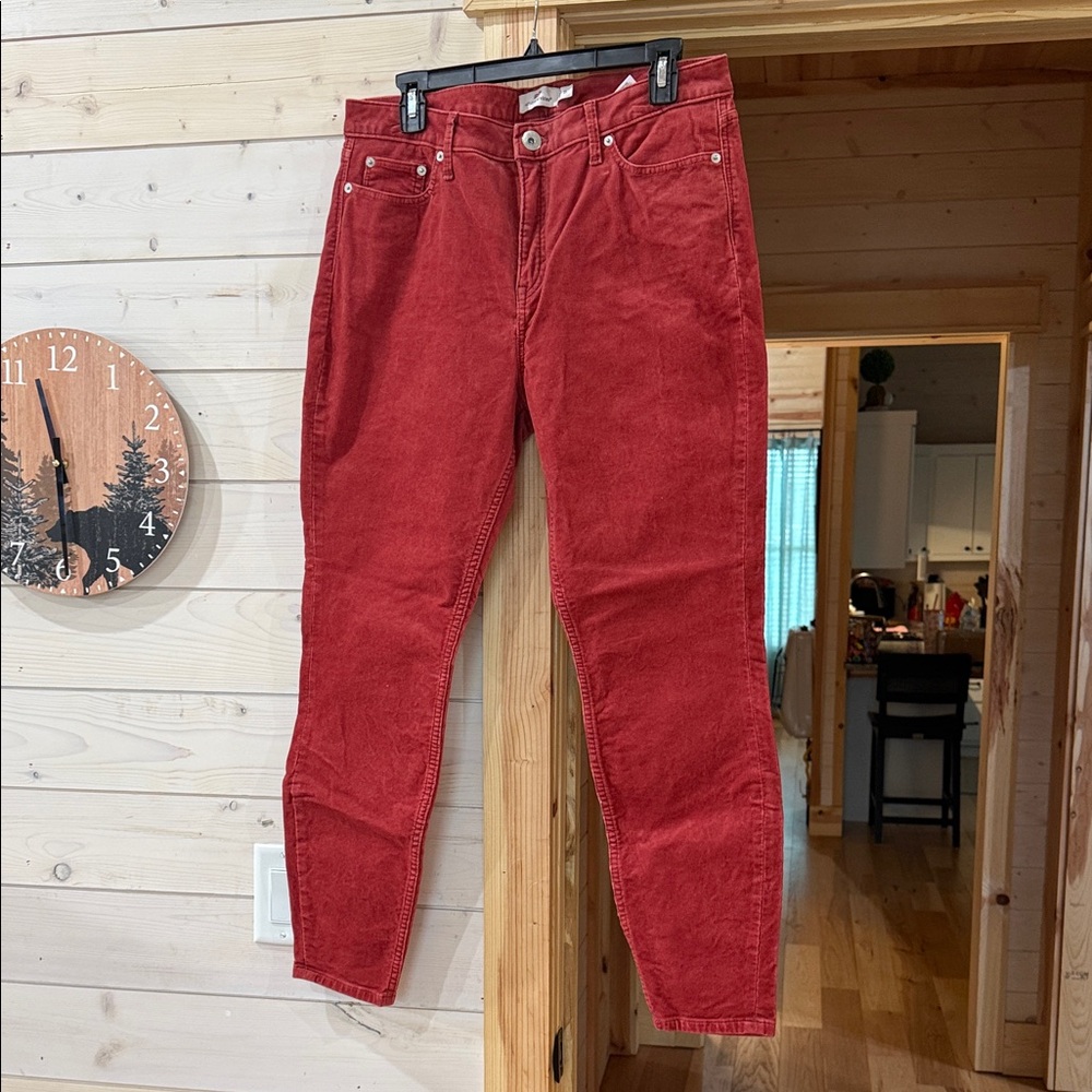 Vineyard Vines Red Skinny Pants